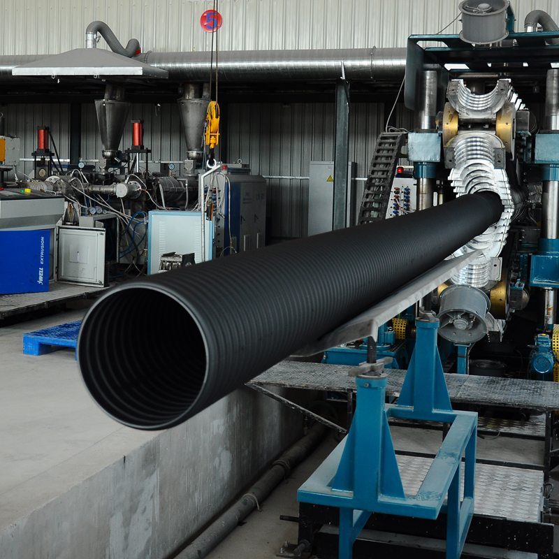 DN200四级HDPE双壁波纹管 高密度